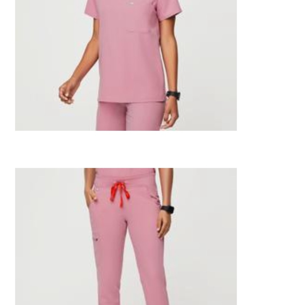 FIGS scrubs NEW chalk pink Sz Large NWT